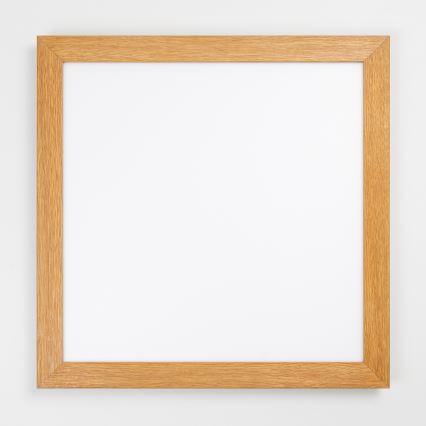 Eglo - LED RGBW Panel fijo regulable SALOBRENA-C WOOD LED/34W/230V 2700-6500K 64x64 cm marrón + control remoto