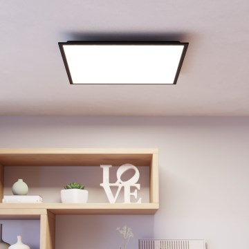 Eglo - LED RGBW panel regulable de montaje en superficie LED/33W/230V 2700-6500K 60x60 cm negro