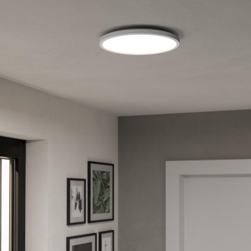 Eglo - LED RGBW Plafón regulable para el baño LED/13,9W/230V 2700-6500K diá. 30 cm IP44 blanco ZigBee