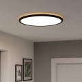 Eglo - LED RGBW Plafón regulable para el baño LED/16,8W/230V 2700-6500K diá. 50 cm IP44 negro ZigBee