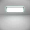 Eglo - LED RGBW Plafón regulable para el baño LED/17,2W/230V 2700-6500K 30x57cm IP44 negro ZigBee