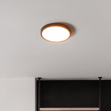 Eglo - Luminaria de techo LED/14,2W/230V 2700/4000/6500K diámetro 27,8 cm negra