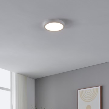 Eglo - Luminaria de techo LED con sensor de movimiento FUEVA LED/17W/230V 3000K ø  21cm pr. 21 cm