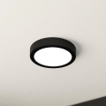 Eglo - Luminaria de techo LED regulable LED/11W/230V negra, diámetro 16 cm