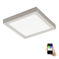Eglo - Luminaria de techo LED RGBW regulable FUEVA-C LED/21W/230V 30x30 cm