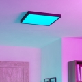 Eglo - Luminaria de techo para baño LED RGBW regulable LED/17,8W/230V 2700-6500K diámetro 39,9 cm IP44 negra