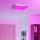 Eglo - Luminaria de techo regulable LED RGBW para baño, 17,8 W, 230 V, 2700-6500 K, 39 x 39 cm, IP44, acabado en cromo mate