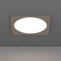 Eglo - Luminaria empotrable LED/10,5W/230V 2700/4000/6500K 16,6x16,6 cm cromo mate