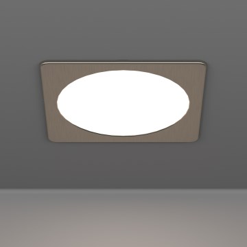 Eglo - Luminaria empotrable LED/10,5W/230V 2700/4000/6500K 16,6x16,6 cm cromo mate