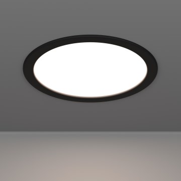 Eglo - Luminaria empotrable LED/18,5W/230V 2700/4000/6500K Ø 21,6 cm negra