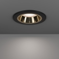 Eglo - Luminaria empotrable LED regulable para baño LED/4,8W/230V 2700/4000/6500K IP44 negra