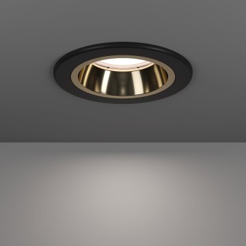 Eglo - Luminaria empotrable LED regulable para baño LED/4,8W/230V 2700/4000/6500K IP44 negra