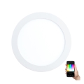 Eglo - Luminaria empotrable LED RGBW regulable FUEVA-C LED/15,6W/230V Ø 22,5 cm