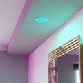 Eglo - Luminaria empotrable LED RGBW regulable para baño LED/5W/230V 2700-6500K Ø 12 cm IP44 blanco