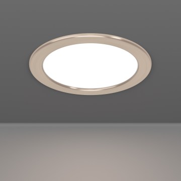 Eglo - Luminaria empotrada LED/10,5W/230V 2700/4000/6500K Ø 16,8 cm cromo mate