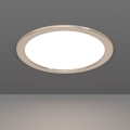 Eglo - Luminaria empotrada LED/18,5W/230V 2700/4000/6500K Ø 21,6 cm cromo mate