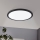 Eglo - Luminaria empotrada LED/22W/230V 3000K negra Ø 22,5 cm