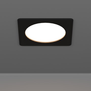 Eglo - Luminaria empotrada LED/6,3W/230V 2700/4000/6500K 11,9x11,9 cm negra