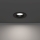Eglo - Luminaria empotrada LED para baño LED/4,9W/230V 2700/4000/6500K Ø 8,8 cm IP65 negra