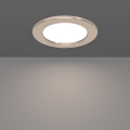 Eglo - Luminaria empotrada LED RGBW regulable para baño LED/5W/230V 2700-6500K Ø 12 cm IP44 cromo mate