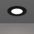 Eglo - Luminaria empotrada para baño LED/3,7W/230V 2700/4000/6500K diámetro 8,8 cm IP44 negra