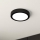 Eglo - Luminaria LED de techo para baño LED/11W/230V IP44 negra Ø 16 cm