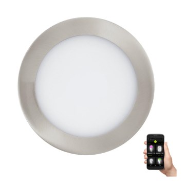 Eglo - Luminaria LED empotrable regulable para baño LED/10,5W/230V IP44 ZigBee Ø 16,5 cm