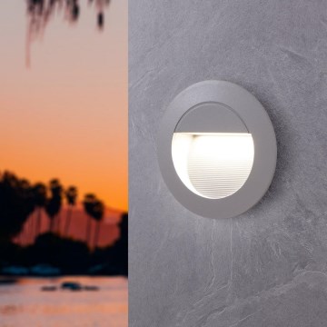 Eglo - Luz de orientación LED para exteriores 1xLED/2,5W/230V IP65