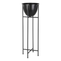 Eglo - Maceta de metal 73x23,5 cm negro
