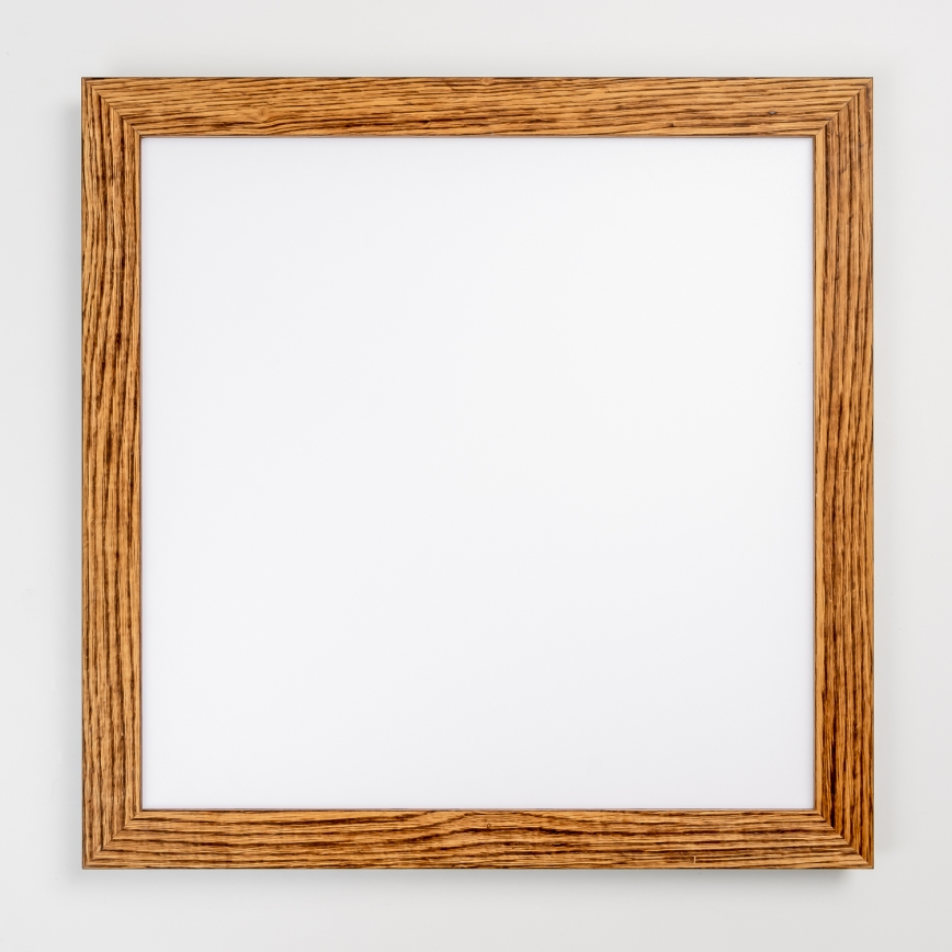 Eglo - Panel LED regulable SALOBRENA-TW WOOD LED/32,5W/230V 2700-6500K 64x64 cm marrón + control remoto
