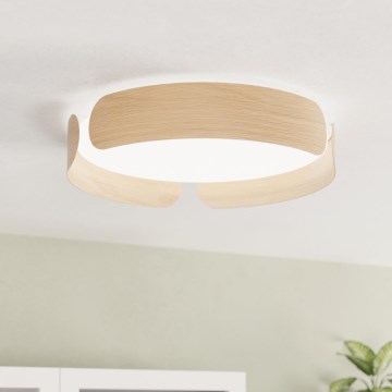 Eglo - Plafón de techo LED/20W/230V Ø 37 cm beige