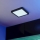 Eglo - Plafón de techo para baño LED RGBW regulable LED/10,5W/230V 2700-6500K 22x22 cm IP44 negro