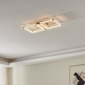 Eglo - Plafón LED 2xLED/11,2W/230V cromo mate