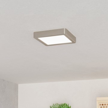 Eglo - Plafón LED/7W/230V 2700/4000/6500K 15x15 cm cromo mate