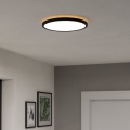 Eglo - Plafón LED de baño LED/13,9W/230V 2700/4000/6500K diá. 30 cm IP44 negro