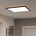 Eglo - Plafón LED de baño LED/17W/230V 2700/4000/6500K 50x50 cm IP44 negro