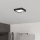 Eglo - Plafón LED de techo para baño LED/7W/230V 2700/4000/6500K 15x15 cm IP44 negro