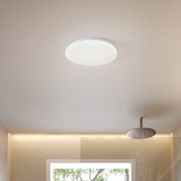 Eglo - Plafón LED para baño, 18W/230V, 3000/4000/6000K, Ø 31 cm, IP44