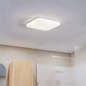 Eglo - Plafón LED para baño LED/18W/230V 3000/4000/6000K 33x33 cm IP44