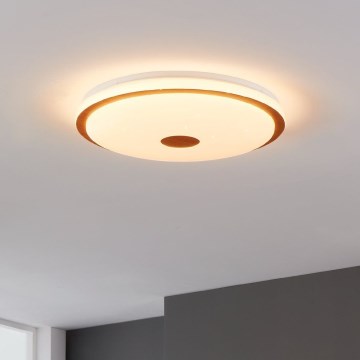 Eglo - Plafón LED regulable LED/35W/230V + mando a distancia