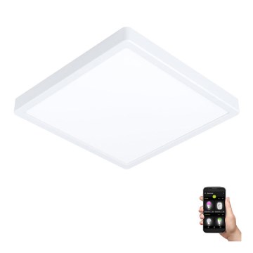 Eglo - Plafón LED regulable para baño LED/19,5W/230V 2700-6500K IP44 ZigBee 28,5x28,5 cm
