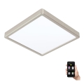 Eglo - Plafón LED regulable para baño LED/19,5W/230V 2700-6500K IP44 ZigBee 28,5x28,5 cm