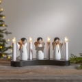 Eglo - Portavelas de Navidad 4xE10/3W/230V