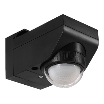 Eglo - Sensor exterior combinado de movimiento y crepúsculo, alcance de 12 m, color negro, IP44
