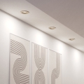 Eglo - SET 3x focos LED empotrables de techo 1xGU10/4,5W/230V cromo mate
