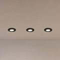 Eglo - SET 3x Lámpara empotrable LED para baños PINEDA LED/4,9W/230V IP44