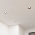 Eglo - Set de 3 focos empotrables LED regulables LED/6,4W/230V Ø 8,8 cm cromo mate