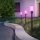 Eglo - Set de 3 lámparas LED RGB para exterior, LED/1W/230V IP44, negras + mando a distancia