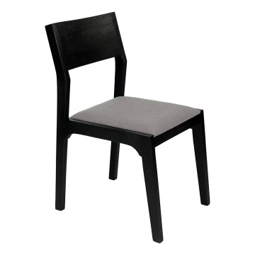 Eglo - Silla de comedor 84x55 cm negra/gris