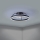 Eglo - Ventilador de techo LED RGBW regulable LED/36W/230V 3000-6500K Ø 50 cm negro + mando a distancia